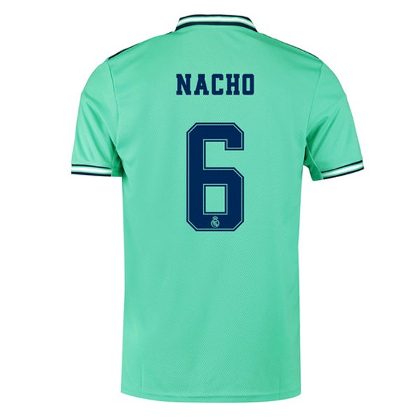 Camiseta Real Madrid NO.6 Nacho 3ª 2019/20 Verde